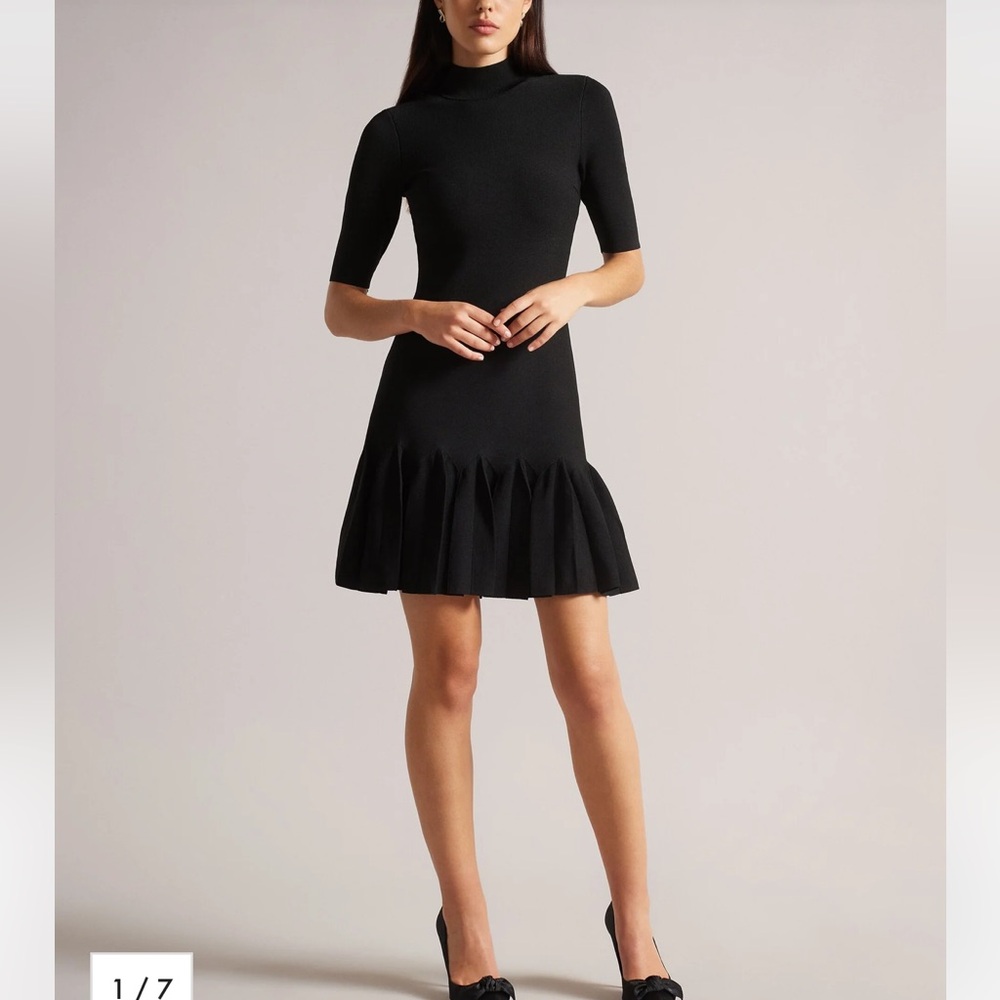 Ted Baker Black Mini Skirt